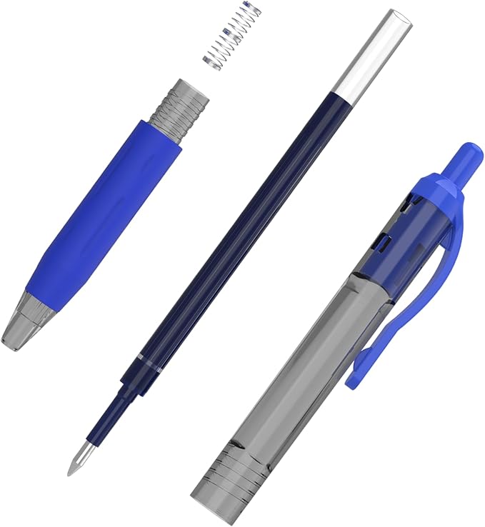 EYEYE G-103 Retractable Gel Pens 0.7mm, 50 Pack 0.7 mm Blue Ink Medium Point - Image 4