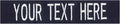 Custom Uniform Name Tapes Solid Colors. Made in The U.S.A. Ships Under 24 by NORTHERNSAFARI