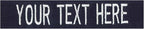 Custom Uniform Name Tapes Solid Colors. Made in The U.S.A. Ships Under 24 by NORTHERNSAFARI