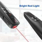 Presentation Clicker with Case Storage: Wireless Presenter Remote: Red Laser - Image 5