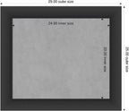 Amanti Art Black Framed Magnetic Board 25x29 Medium Vision Board - Image 2