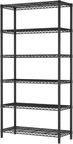 SINGAYE 6 Tier Shelf Organizer Storage Metal Shelves Garage Wire Shelving Unit by SINGAYE