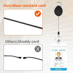 10 Pack ID Badge Holder, Badge Holder Retractable Clip - Image 5