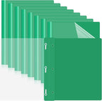 Teling 48 Pcs Clear Front Report Covers by Teling