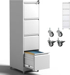 IKIMI 4 Drawer Locking File Cabinet by IKIMIMetalFurniture