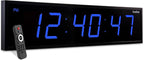 Ivation Huge Oversized 72" Large Digital LED Clock | Big Digital Clock by Ivation