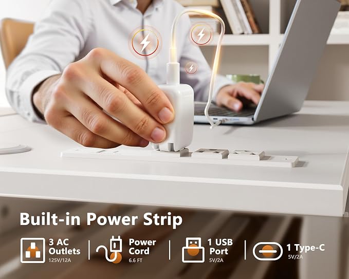 OffiGo L Shaped Electric Standing Desk - Image 7