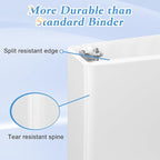 CIXILDTS 1.5-inch D Ring Binders, 3 Ring Binder Fit US Letter Size Paper - Image 4