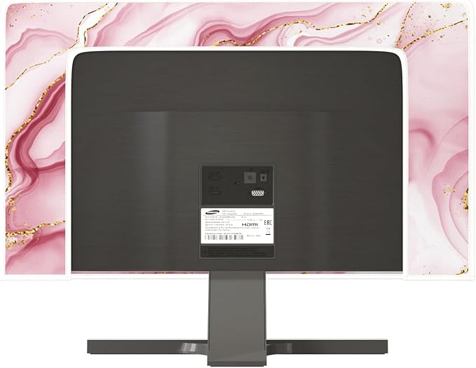 Baocicco Gold Pink Marble Waterproof TV Display Screen Cover 70 Inch TV - Image 5