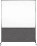 DivideWrite Mobile Whiteboard | Double Sided Dry Erase Board | Portable Office by VERSARE