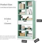 IOTXY Wooden Open Shelf Bookcase - Image 3