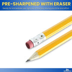 1InTheOffice Lead Pencils, Sharpened Pencils #2 HB, Wood-Cased, 48 Pack - Image 5