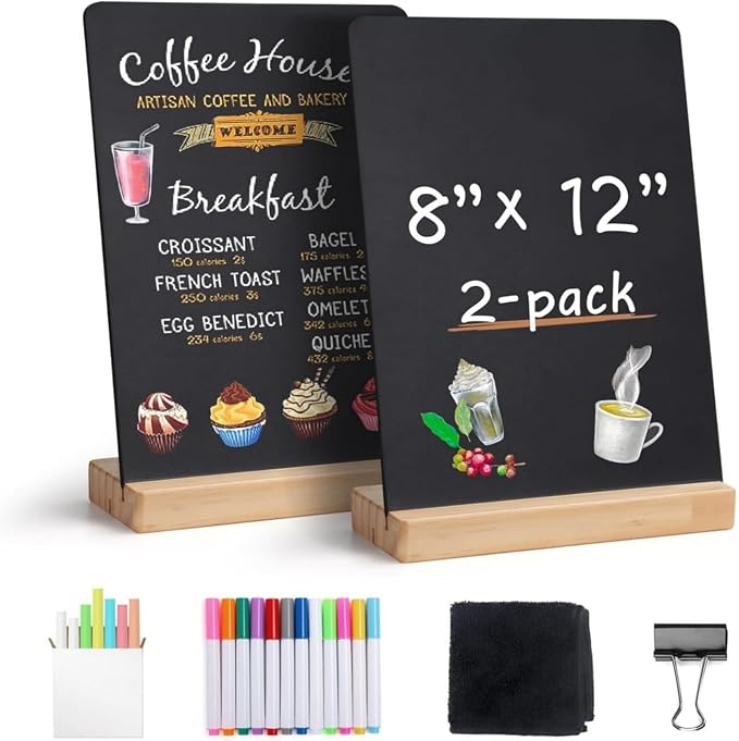 Double-Sided 8x12Inch Chalkboard - Image 5