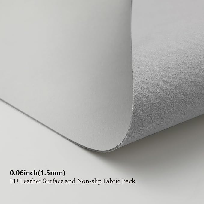 Large Desk Mat - 47.2"x 17" Non-Slip PU Desk Pad - Image 3