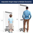 TSJ OFFICE Rolling Whiteboard Standing - Image 3