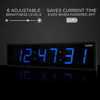 Ivation Oversized 24" Large Digital LED Clock | Big Digital Clock - Image 4