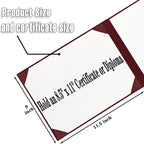 Happy Secret Diploma Cover 8.5"x 11" Diploma Holder Graduation Certificate - Image 2