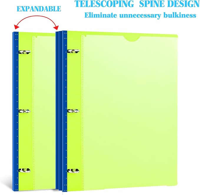 INFUN Telescoping 3 Ring Binder - Image 3