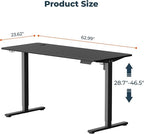 FitStand Adjustable Stand Up Desk Standing Desk, 63x24 Inches Home Office Desk - Image 3