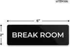 Break Room Sign, Durable ABS Plastic - Image 2