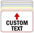 Custom Arrow Directional Sign by My Sign Center by MySignCenter