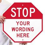 SmartSign Custom STOP Sign 18"x18" 3M Laminated EG Reflective 80 mil Aluminum - Image 8