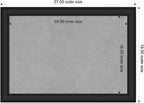 Amanti Art Black Framed Magnetic Board 19x27 Medium Vision Board - Image 2