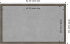 Amanti Art Grey Framed Magnetic Board 26x42 Large Vision Board - Image 3