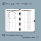 POPRUN Pocket 2026 Planner Weekly and Monthly - Image 4