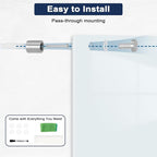 Magnetic Glass Whiteboard for Wall, Large Frameless White Board for Home and - Image 5