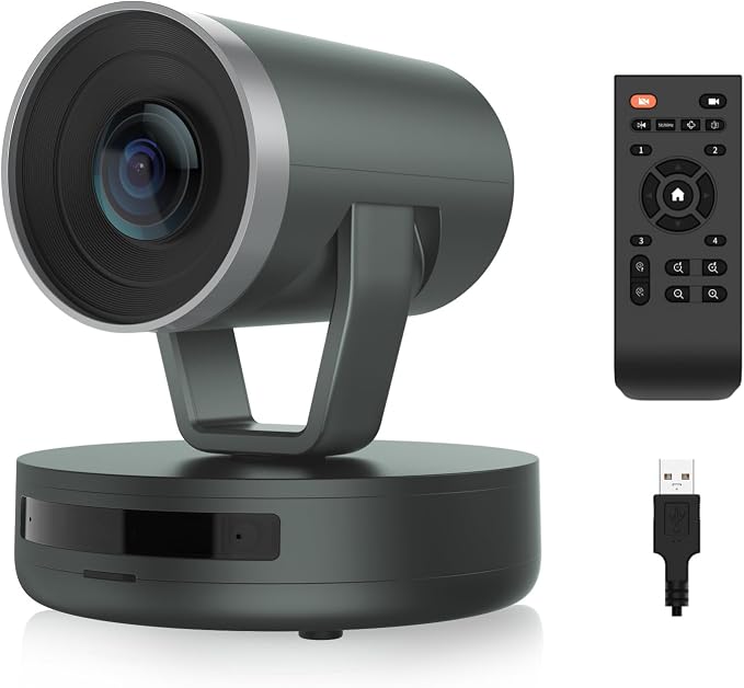 NEARITY V410 NDI PTZ Camera, 2K 10x Hybrid Zoom Video Conference Webcam by Nearity