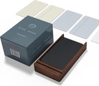 Undated Daily Planner To Do List Notepads and Walnut Stand - Image 2