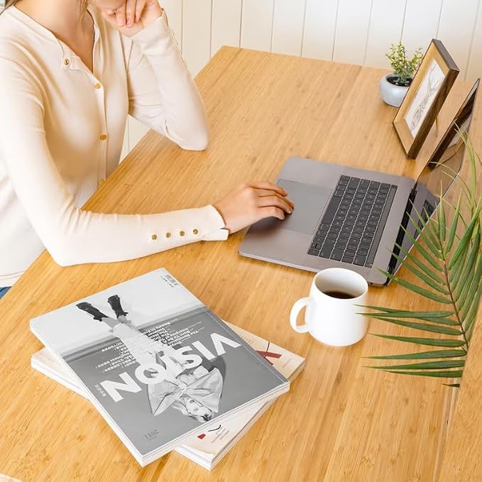FLEXISPOT EN1 Bamboo One-Piece Standing Desk, 60 x 30 Inches Ergonomic Desk - Image 2