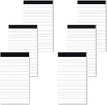 6 Pcs Note Pads Refills 3 x 5 inches Memo Small Notebook Writing Pads by Nichela