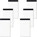 6 Pcs Note Pads Refills 3 x 5 inches Memo Small Notebook Writing Pads by Nichela
