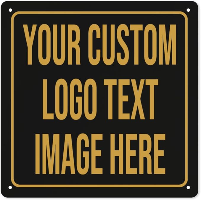 Custom Signs Outdoor Metal Sign Custom Sign Outdor Indoor Personalized Signs by Tmqytuox
