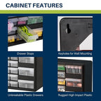 Akro-Mils 26-Drawer Plastic Drawer Storage Cabinet - Image 3