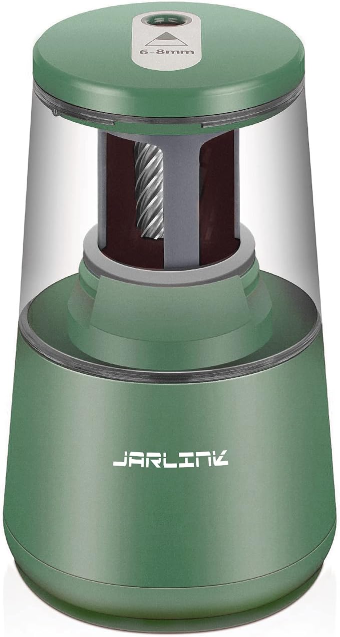 JARLINK Electric Pencil Sharpener, Heavy-Duty Helical Blade to Fast Sharpen by JARLINK