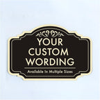 Custom Outdoor Metal Signs, Personalized Aluminum Sign by SpeedyOrders