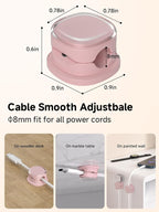 Magnetic Cable Clips, Adjustable Cord Holder Management, Adhesive Wire Keeper - Image 3