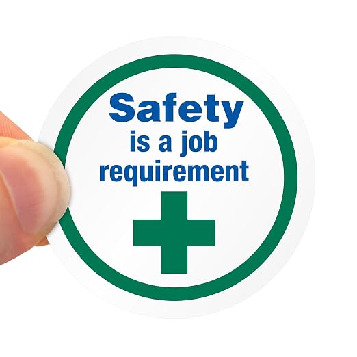 SmartSign Safety is a Job Requirement Pack of 5 Hard Hat Labels | - Image 5