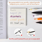 BAYTORY 700 Sheets Transparent Sticky Notes, Self-Adhesive Translucent Writable - Image 3