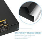 Lineco, 11x14 Black Museum Archival Storage Box, Drop Front Design, - Image 5