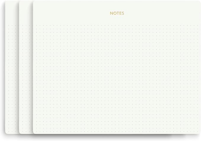 Pinesman - Mouse Pad Notepad for Professionals, 3 Pack, 9.8" x 7.9", 150 Sheets by Pinesman