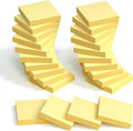 Yellow Sticky Notes Mini, 2 x 2in Small Sticky Notes, 24 Pack Notes Pads Memo by Agoer