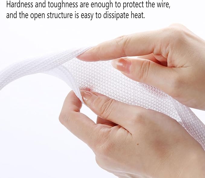QCSIW 3/8"-50ft Braided Cable Sleeve Protector - Image 2