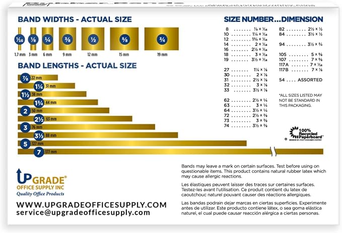 Upgrade Rubber Bands Size 64, 1 lb Box - Image 4