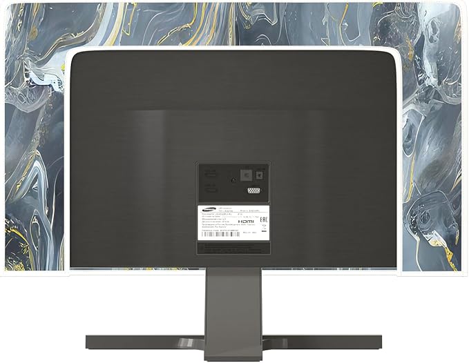Baocicco Gray Gold Marble Waterproof 65 Inch TV Dust Cover Anti-Static - Image 5