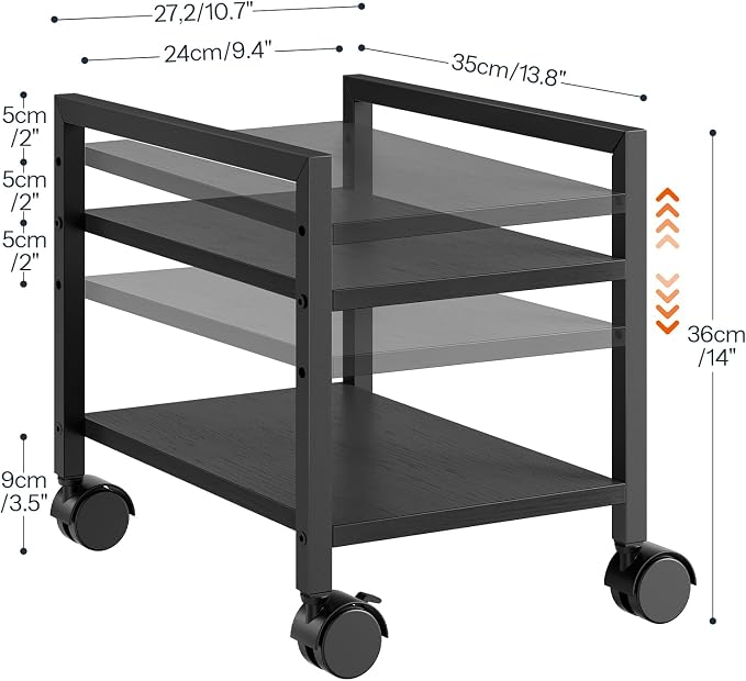 HOOBRO PC Stand, 2-Tier PC Tower Stand Fits Most Computer Towers, CPU Holder - Image 4