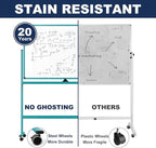 Large Dry-Erase Rolling Magnetic Whiteboard - Image 5